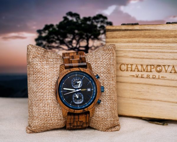 Champova verdi Ashwood horizon men luxury timepiece chronograph Auto date Quartz wristwatches