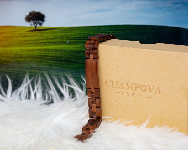 Champova Verdi Elegant Wooden Bracelet for Men and Women