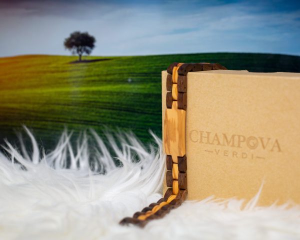 Champova Verdi Vintage stylish full wooden bracelets for men and women - Image 2