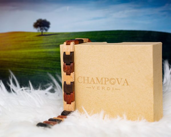 Champova Verdi Vintage stylish full wooden bracelets for men and women